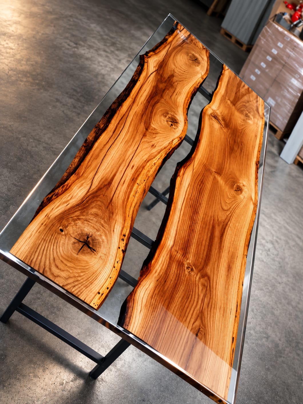 River Elm Epoxy Tisch